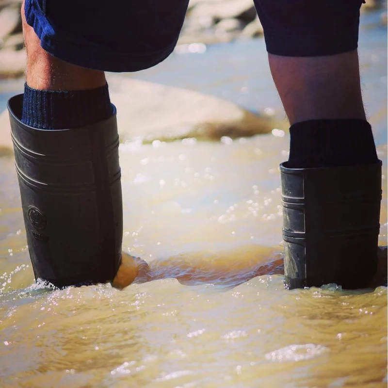 Hermann Thick Knee High Merino Wool Rubber Boot Sock