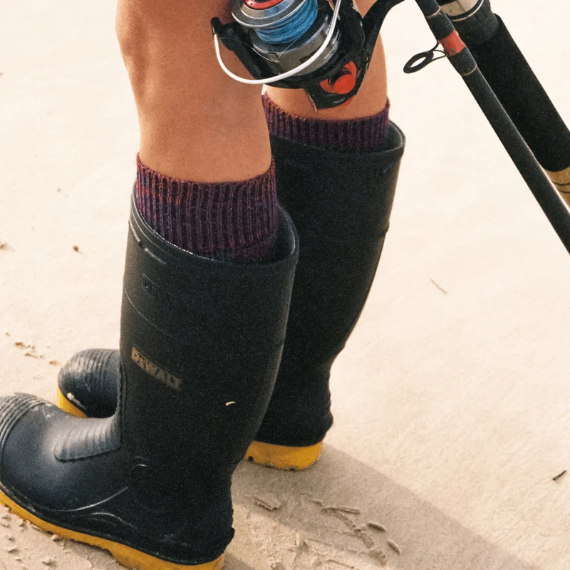 Hermann Thick Knee High Merino Wool Rubber Boot Sock
