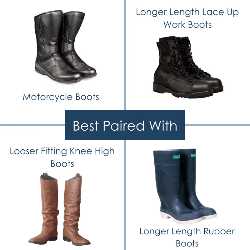 Hermann Thick Knee High Merino Wool Rubber Boot Sock