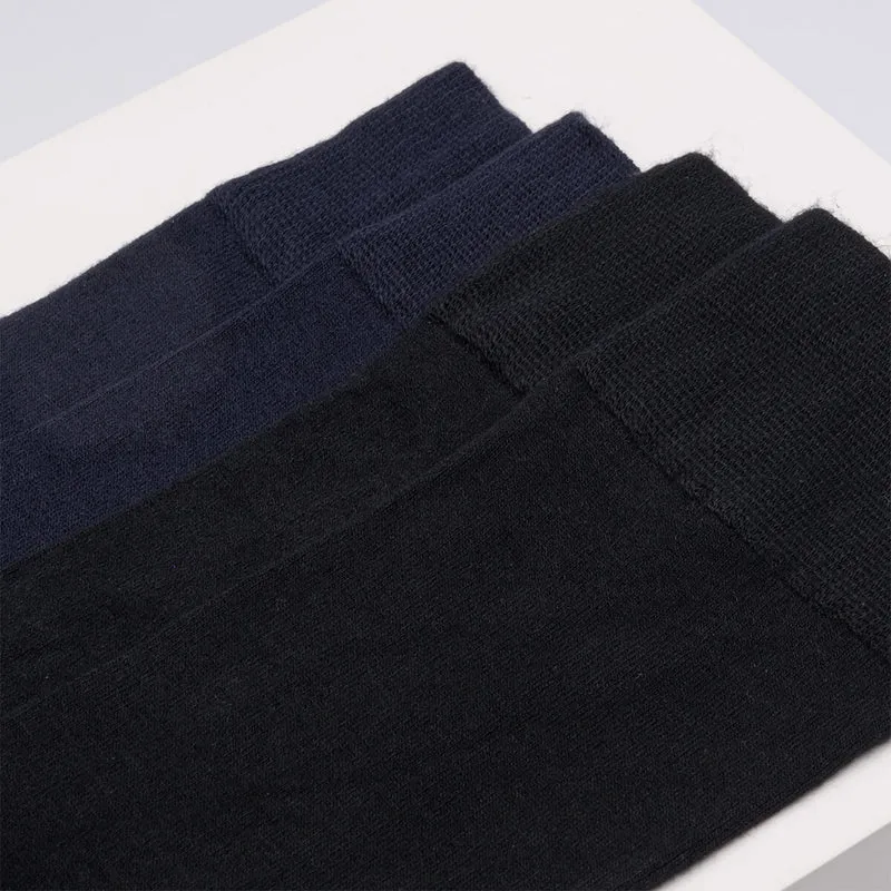 Asaka 4er-Pack Bambussocken Herren navy & schwarz Hinata