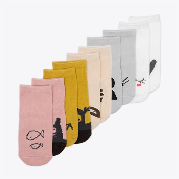 5er Pack ABS Babysocken für Jungs & Mädchen 12 - 24 Monate
