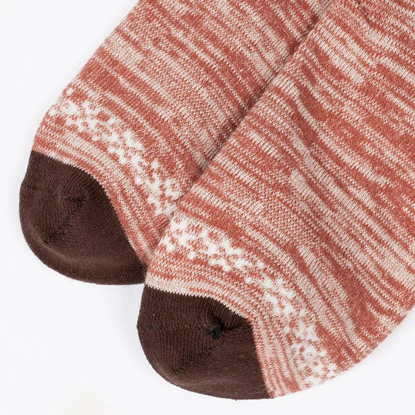 Weihnachts-Damensocke mit Rentier-Motiv