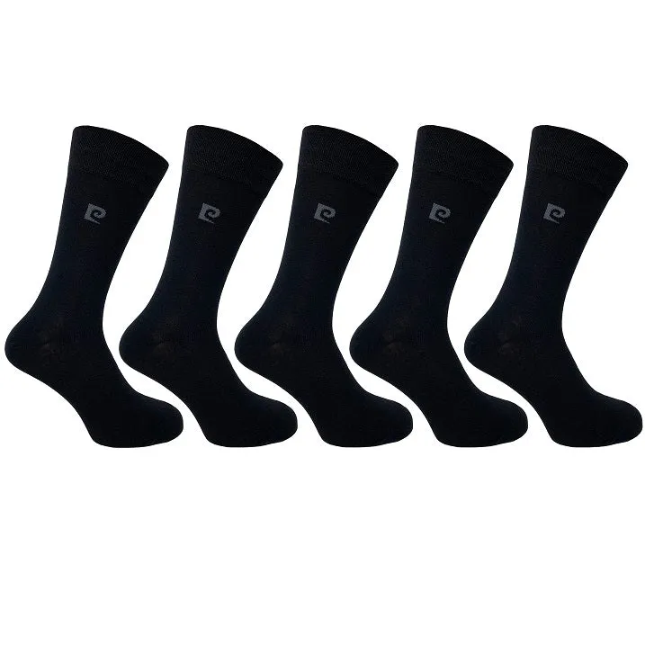5PK MENS BCI COTTON PLAIN SOCKS 7-11