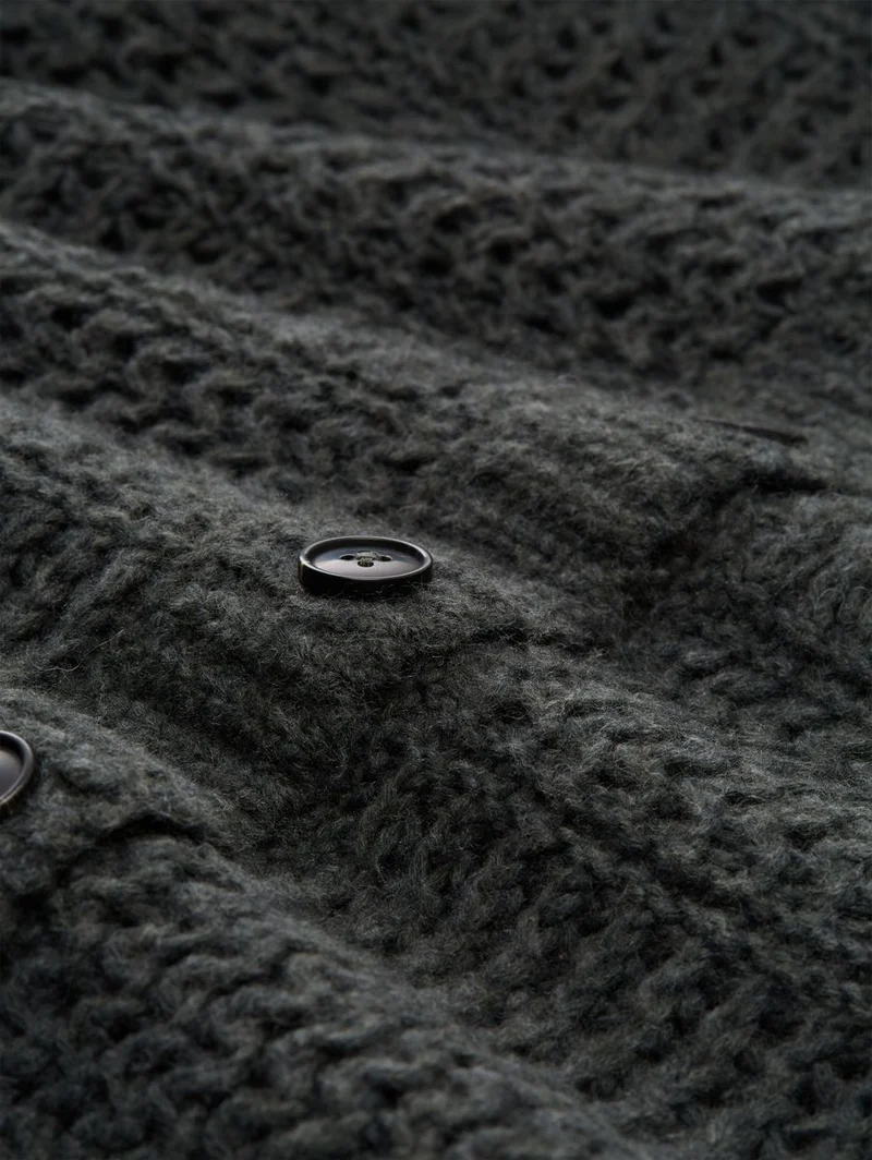 Cardigan mit Wollanteil