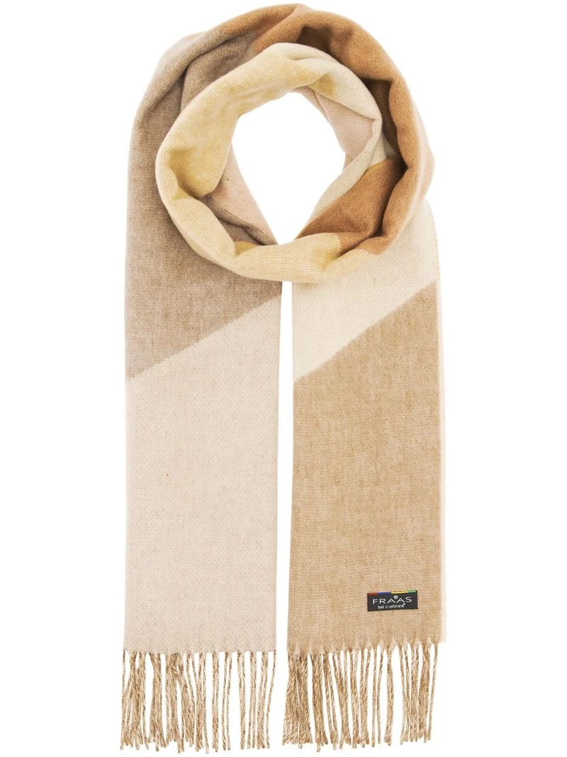 Schal Cashmink-Schal mit geometrischem Colour Block Design