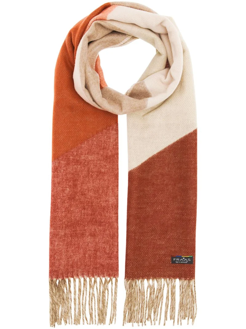 Schal Cashmink-Schal mit geometrischem Colour Block Design