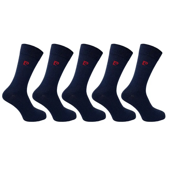 5 PK PIERRE CARDIN MENS FORMAL SOCKS