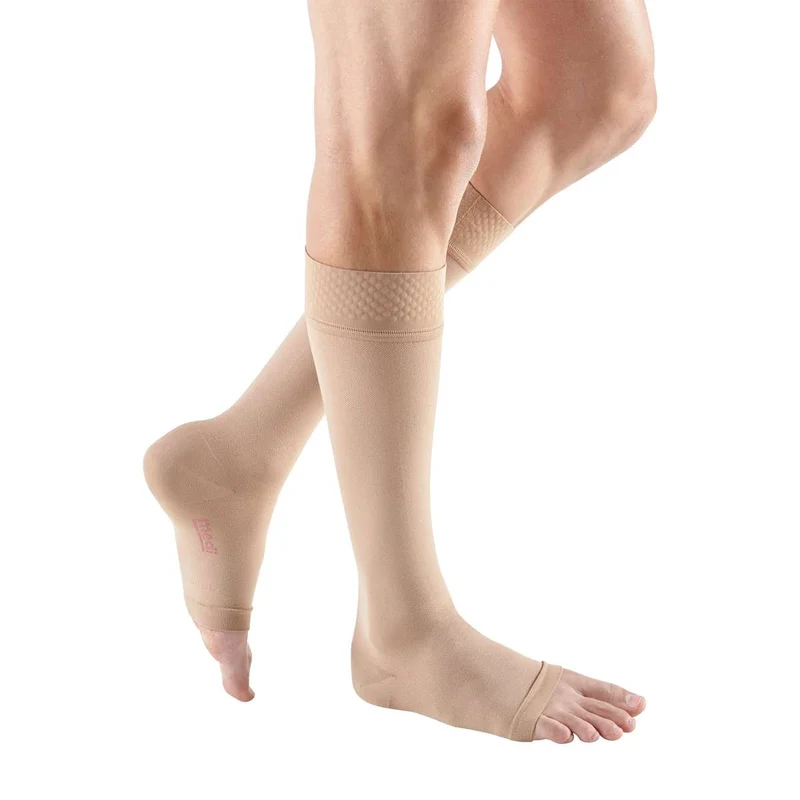 mediven forte 40-50 mmHg calf extra wide beaded topband open toe standard
