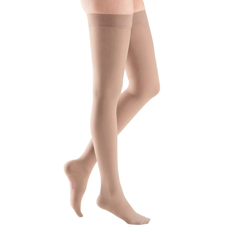 mediven plus 30-40 mmHg thigh beaded topband closed toe petite