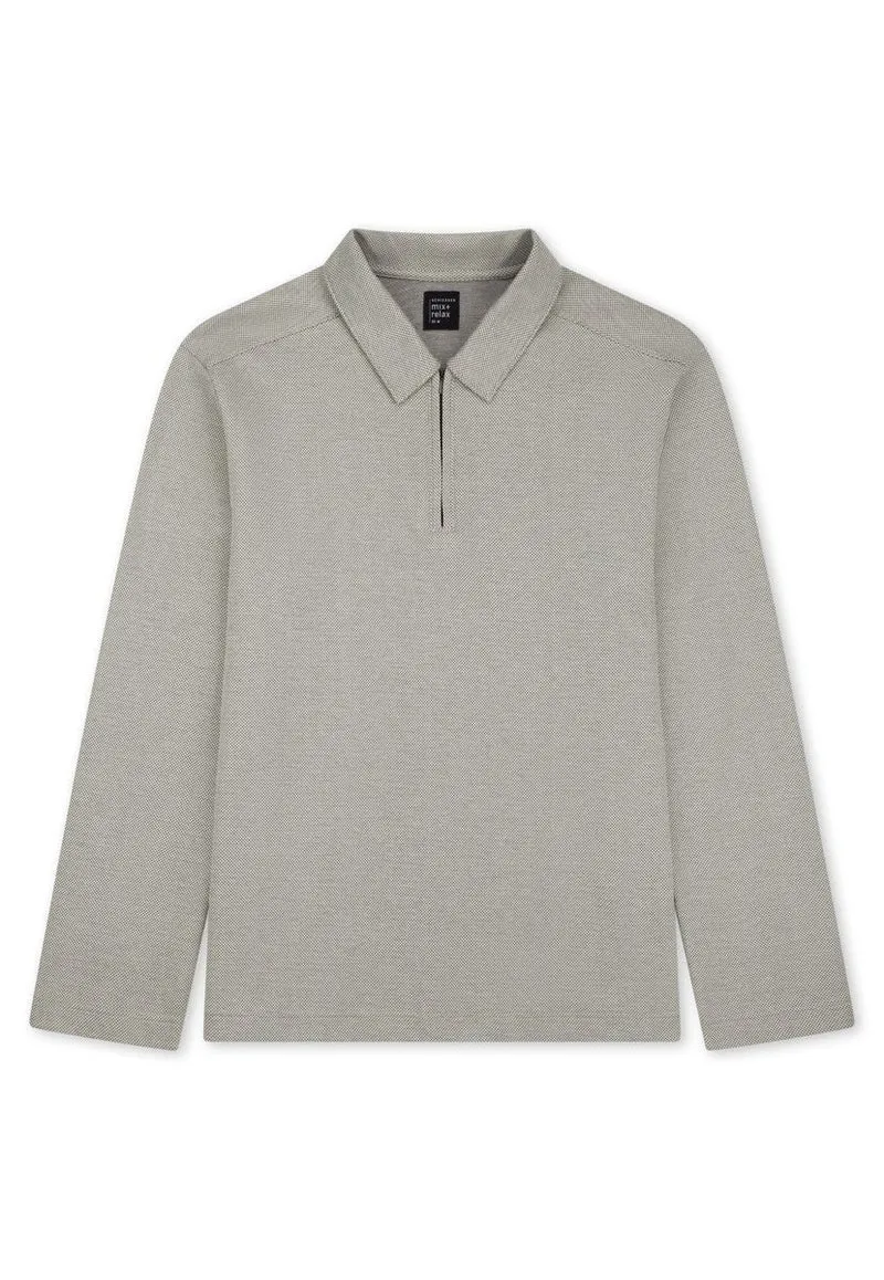 Langarmshirt Zipper