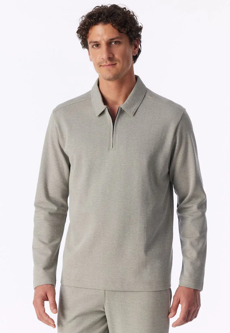 Langarmshirt Zipper