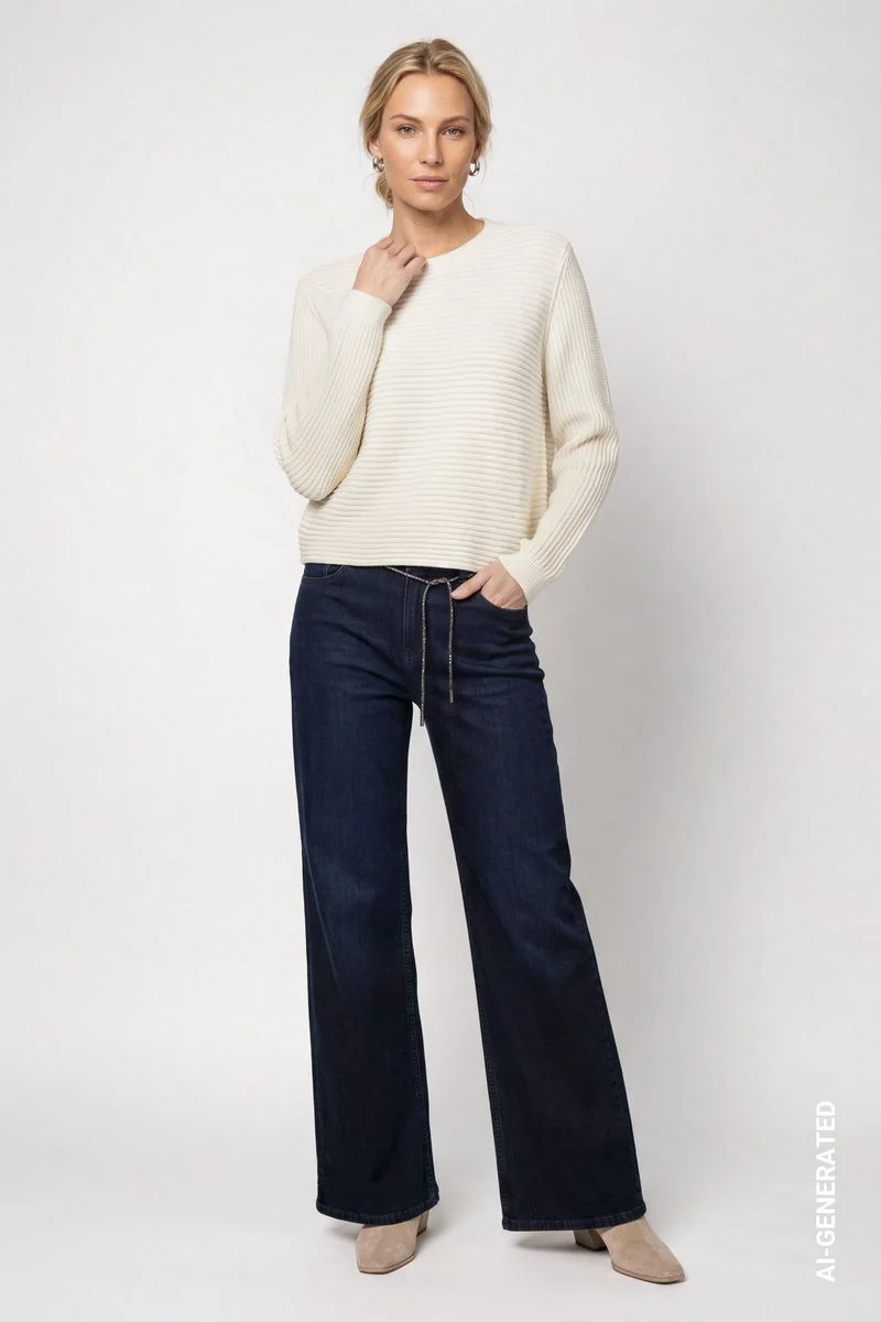 Basic Strickpullover