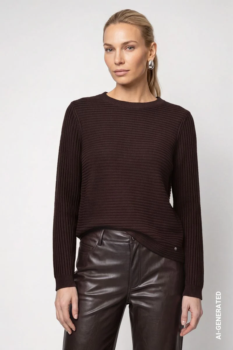 Basic Strickpullover