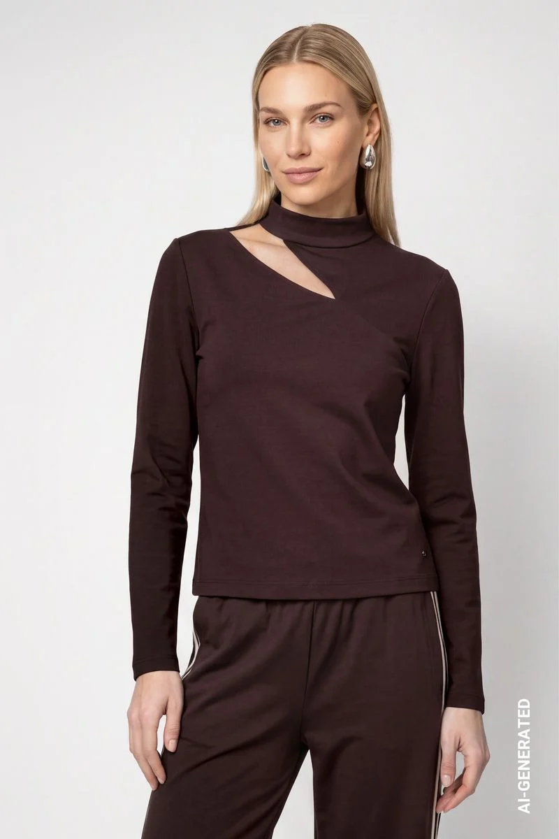 Sweatshirt mit Cut out