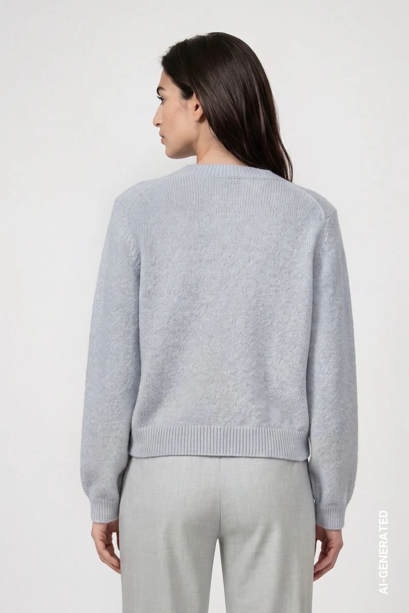 Strickpullover mit Lurex
