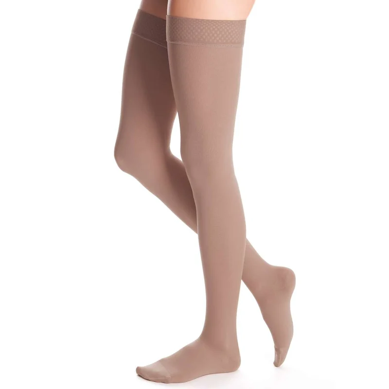 duomed advantage 30-40 mmHg thigh beaded topband closed toe standard