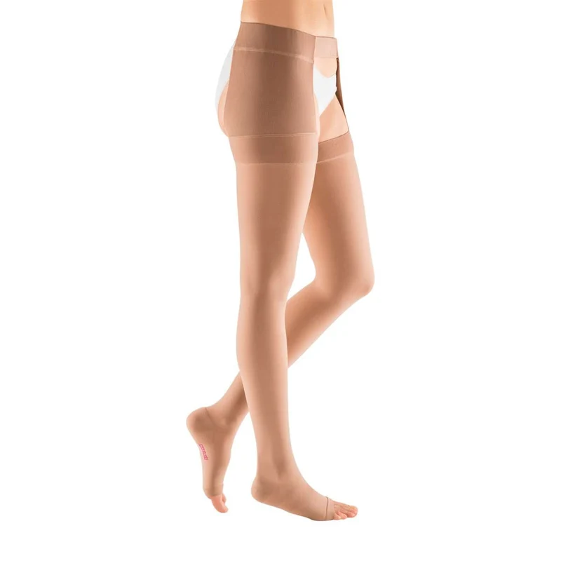 mediven plus 20-30 mmHg thigh waist attachment right open toe standard
