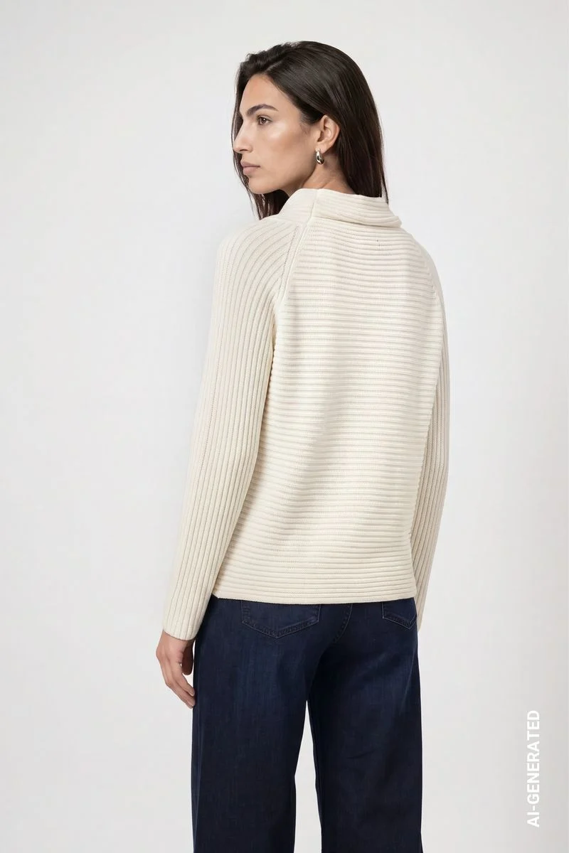 Pullover mit Rippenstruktur
