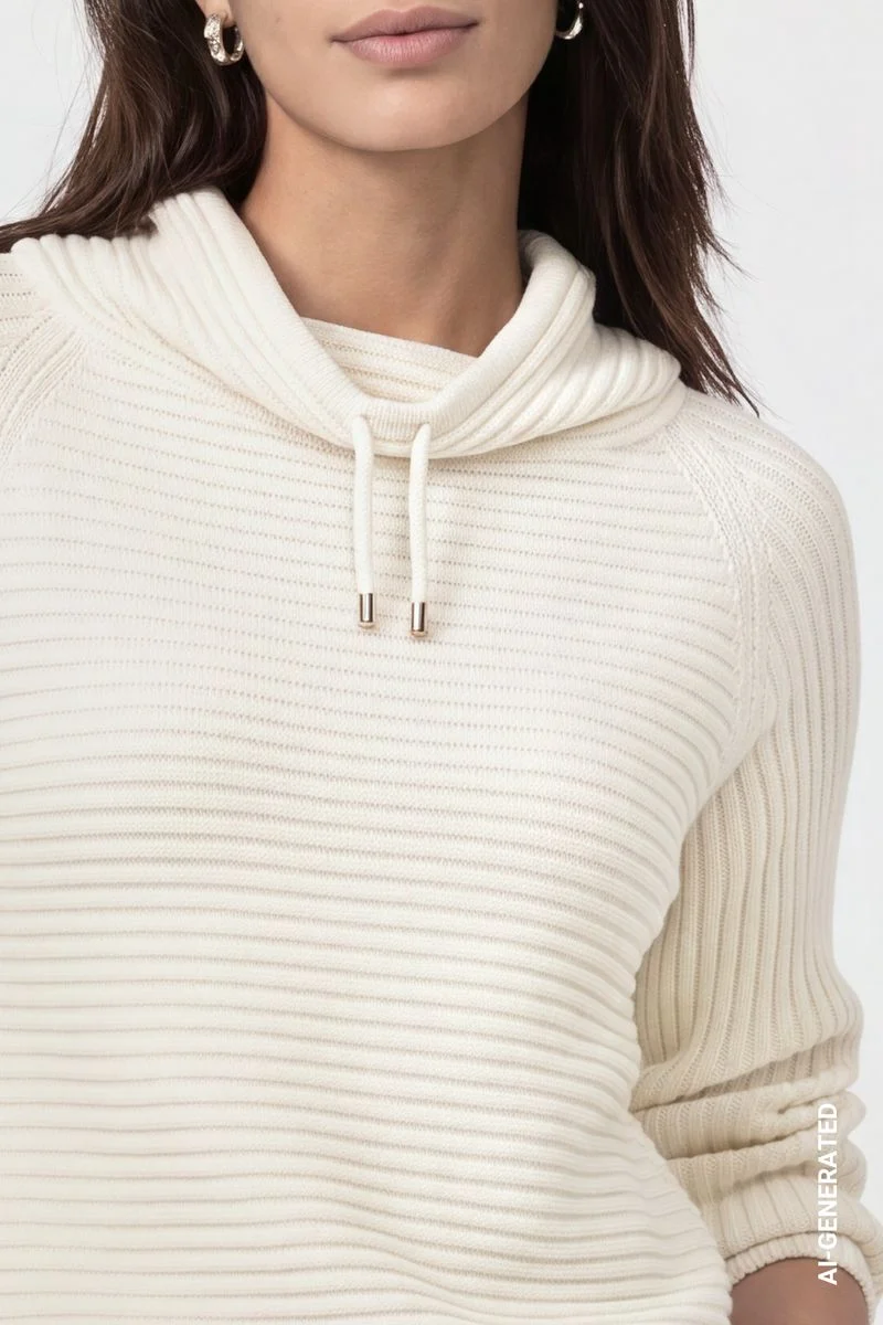 Pullover mit Rippenstruktur