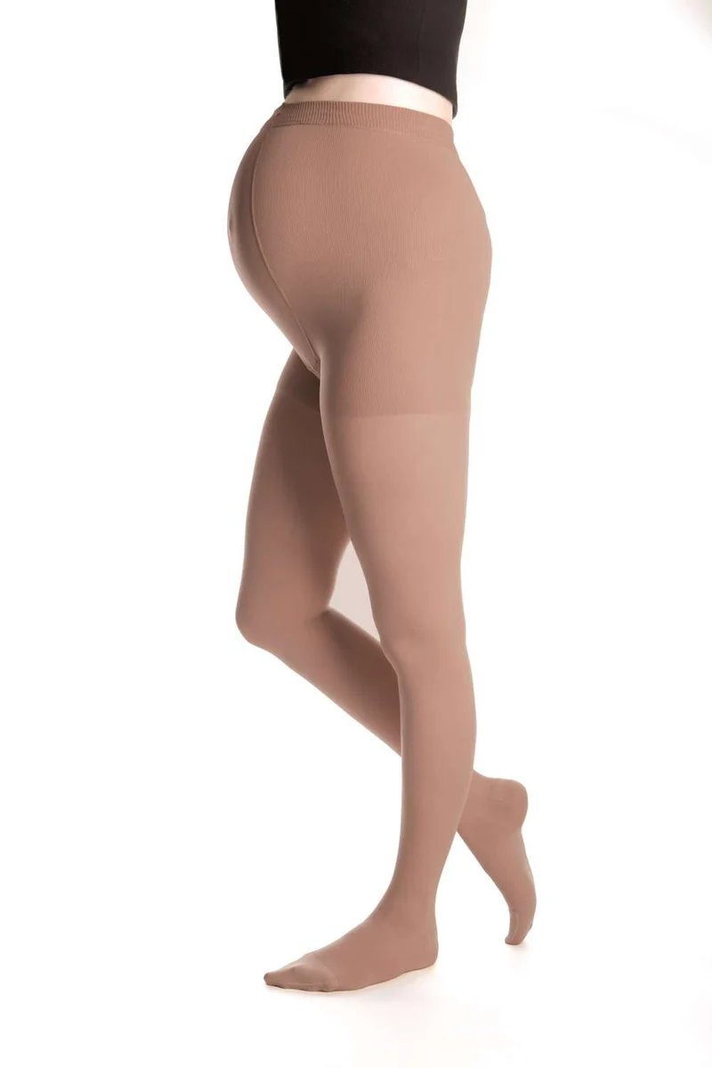 duomed advantage 15-20 mmHg maternity panty closed toe petite