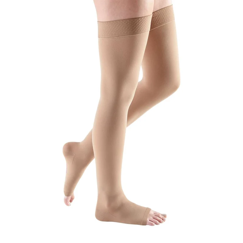 mediven comfort 20-30 mmHg thigh beaded topband open toe standard