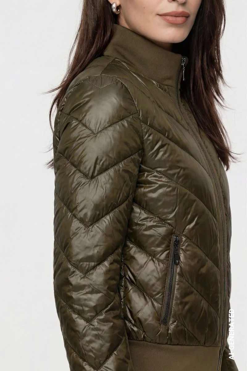 Jacke mit Neopren
