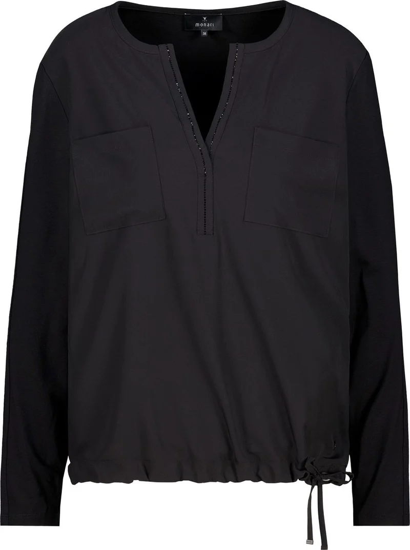 Blusenshirt mit Schmuckdetails