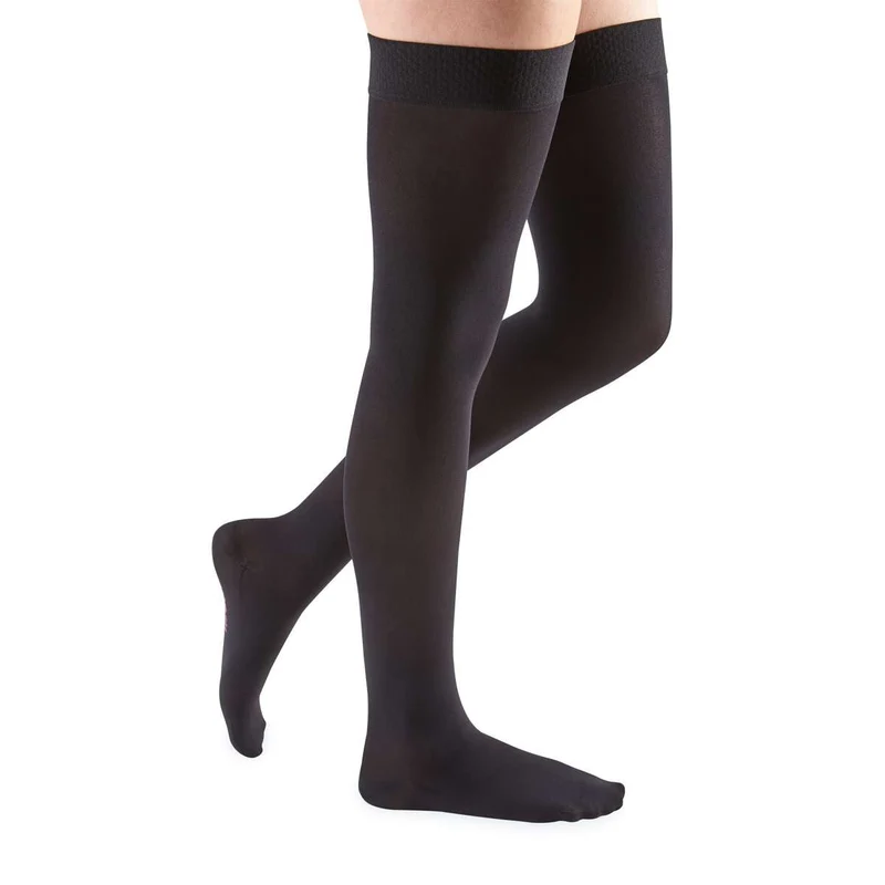 mediven comfort 15-20 mmHg thigh beaded topband closed toe standard