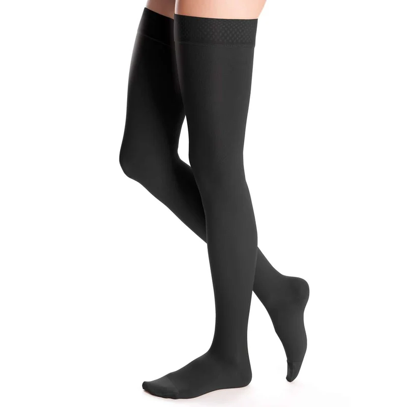 duomed advantage 20-30 mmHg thigh beaded topband closed toe standard