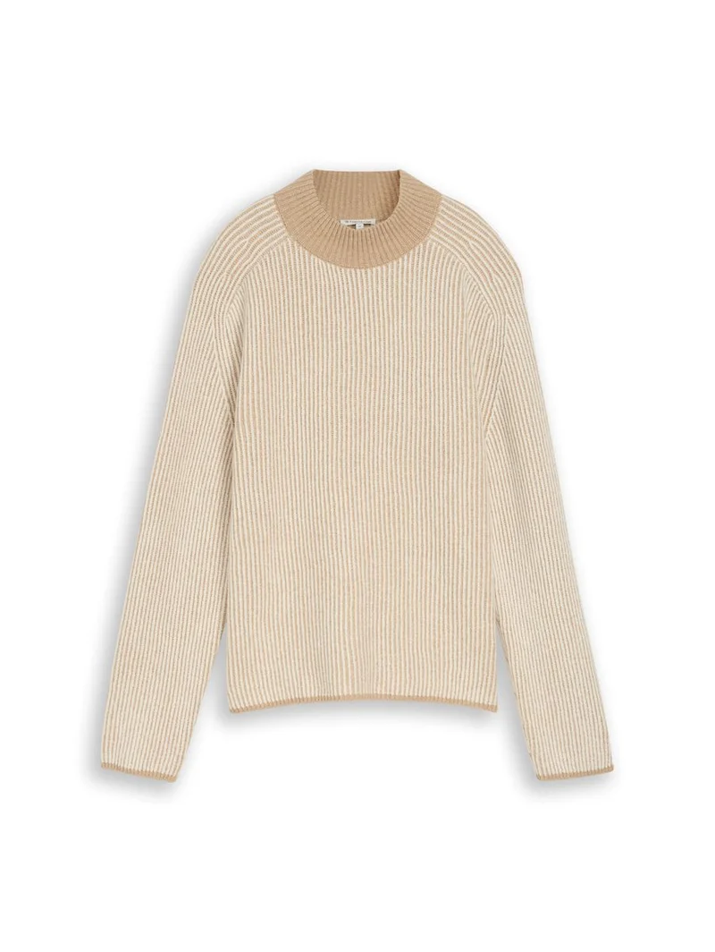 Loose Fit Strickpullover mit Wollanteil