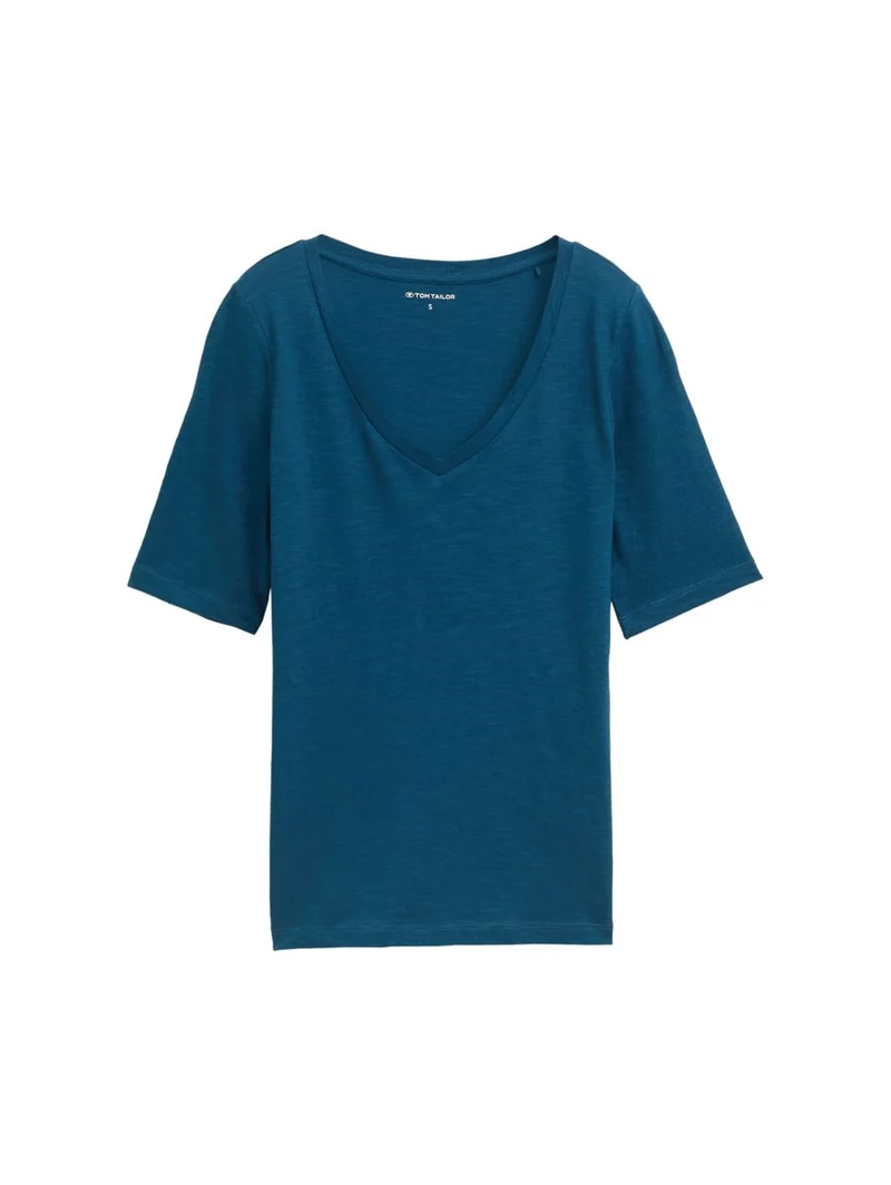 T-Shirt mit V-Ausschnitt