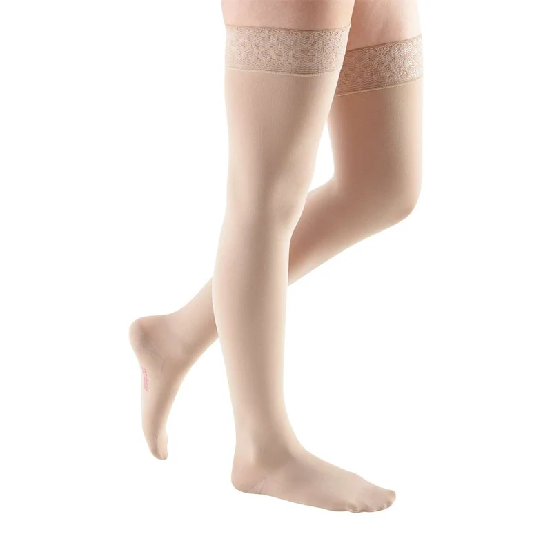 mediven comfort 15-20 mmHg thigh lace topband closed toe standard