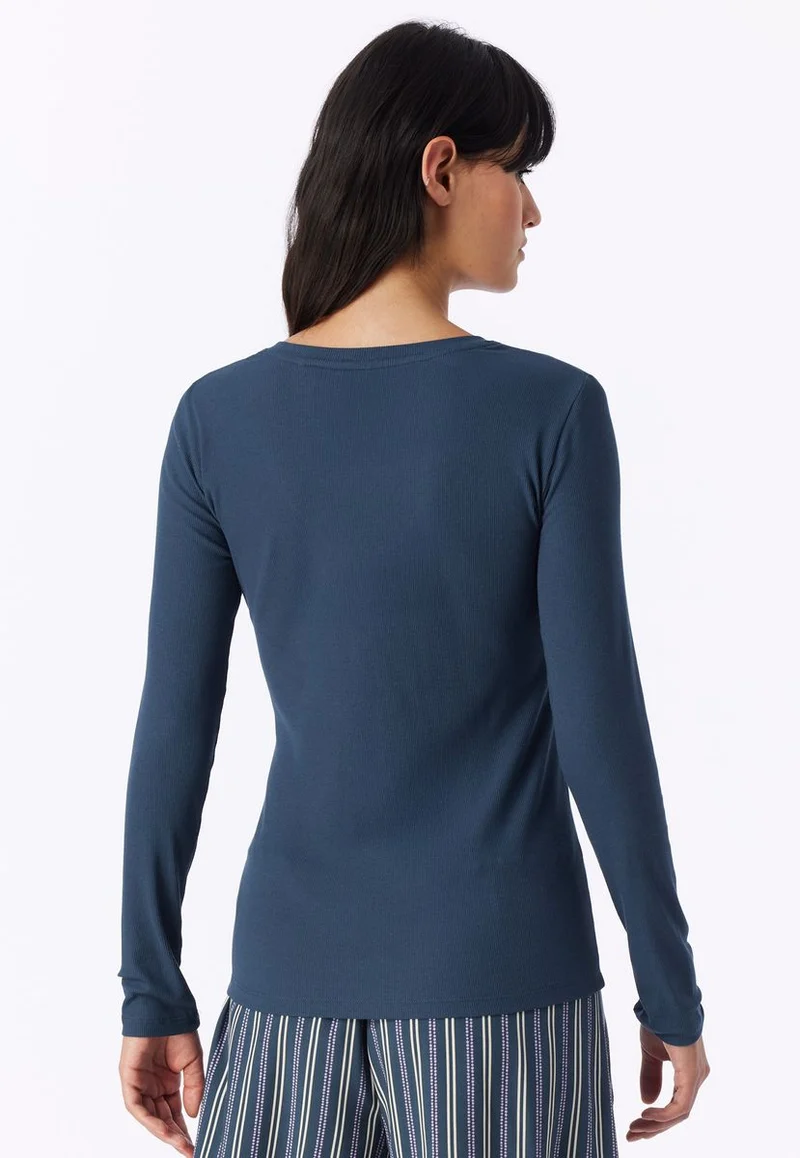 Shirt langarm Knopfleiste