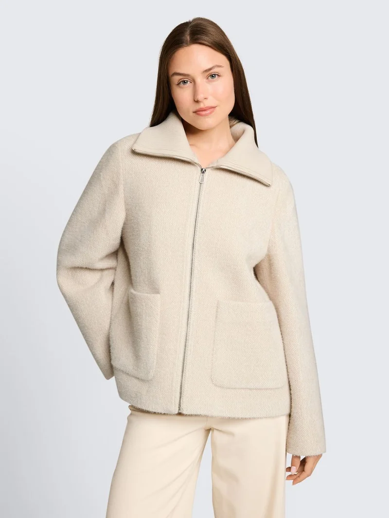 Cosy Jacke mit Taschen