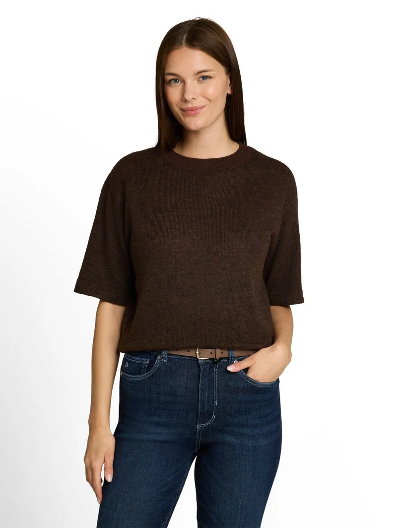Cosy Strickpullover mit Alpaka-Anteil