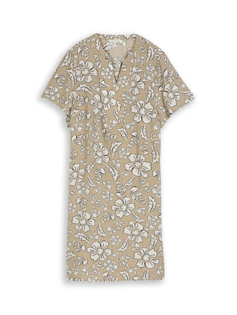 Kleid mit V-Ausschnitt