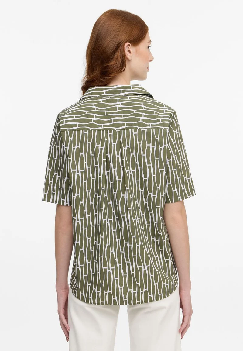 Bluse Popeline Kurzarm