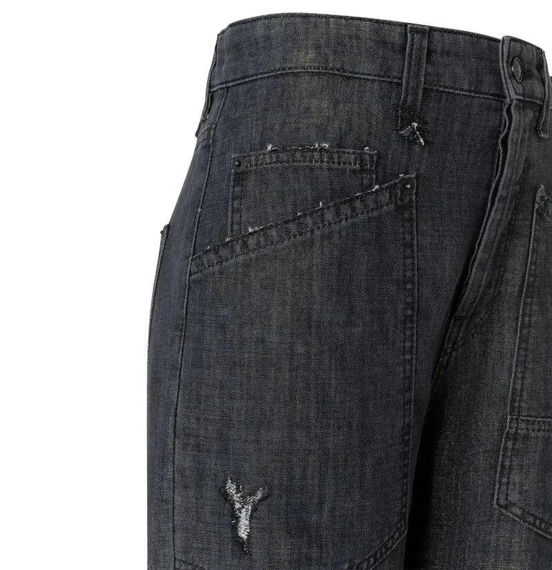 MAC JEANS - BAGGY, luxury lurex Denim
