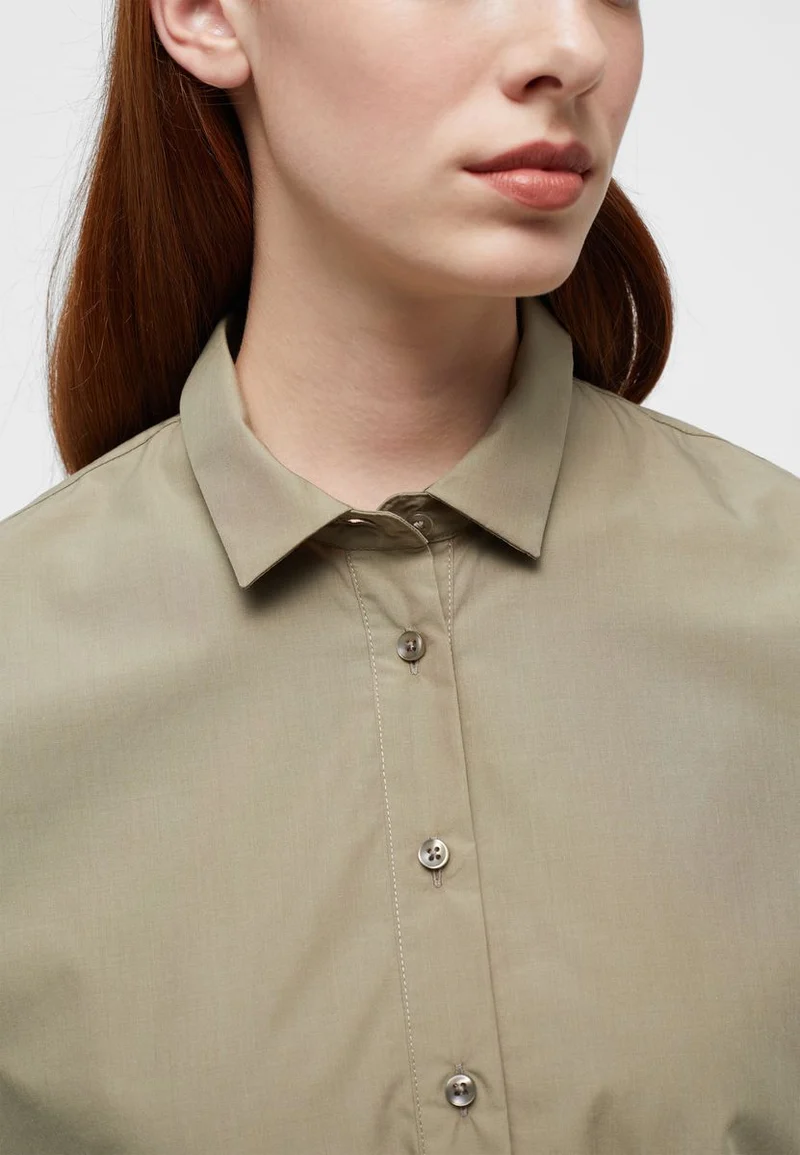 Eterna Damen Bluse Popeline Kurzarm