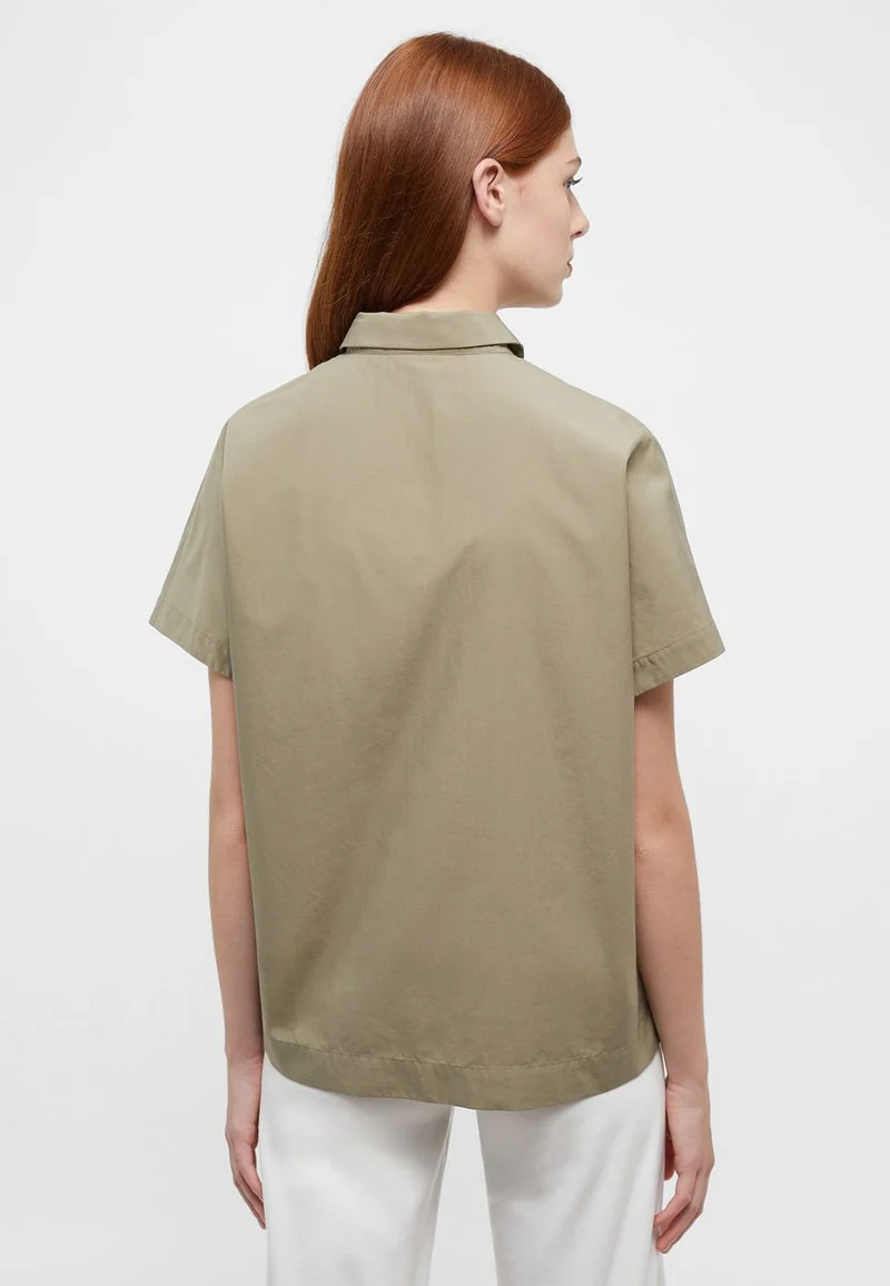 Eterna Damen Bluse Popeline Kurzarm
