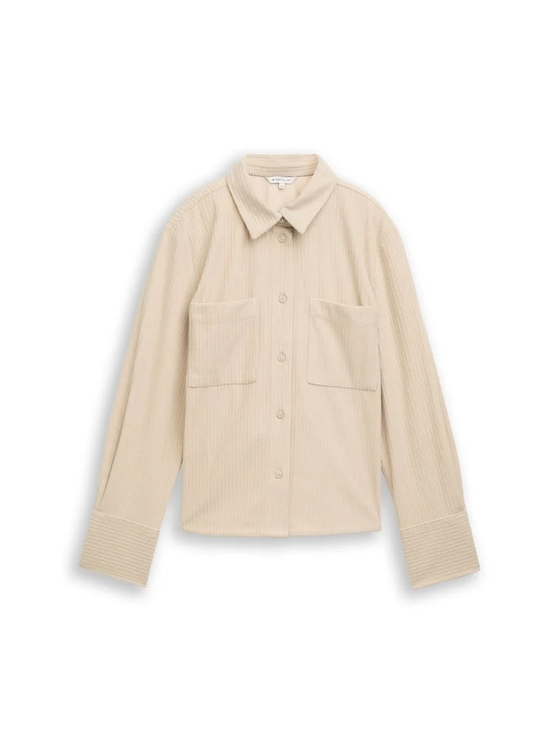Loose Fit Cordbluse