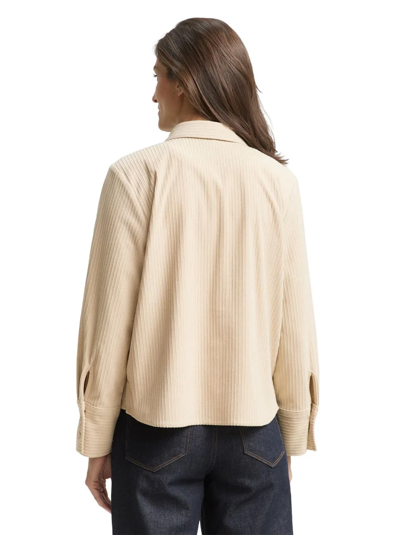 Loose Fit Cordbluse