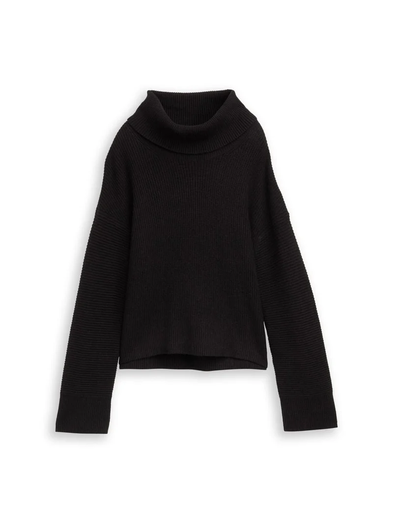 Oversize Rollkragenpullover
