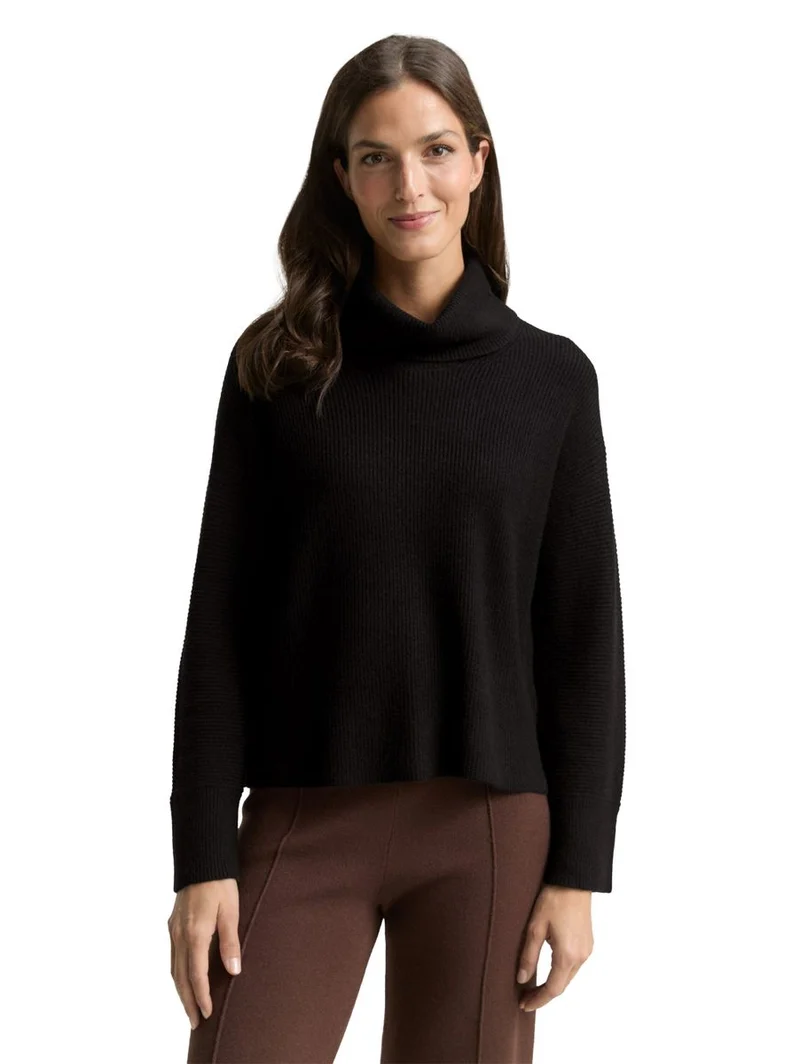 Oversize Rollkragenpullover