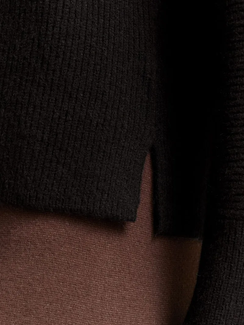 Oversize Rollkragenpullover