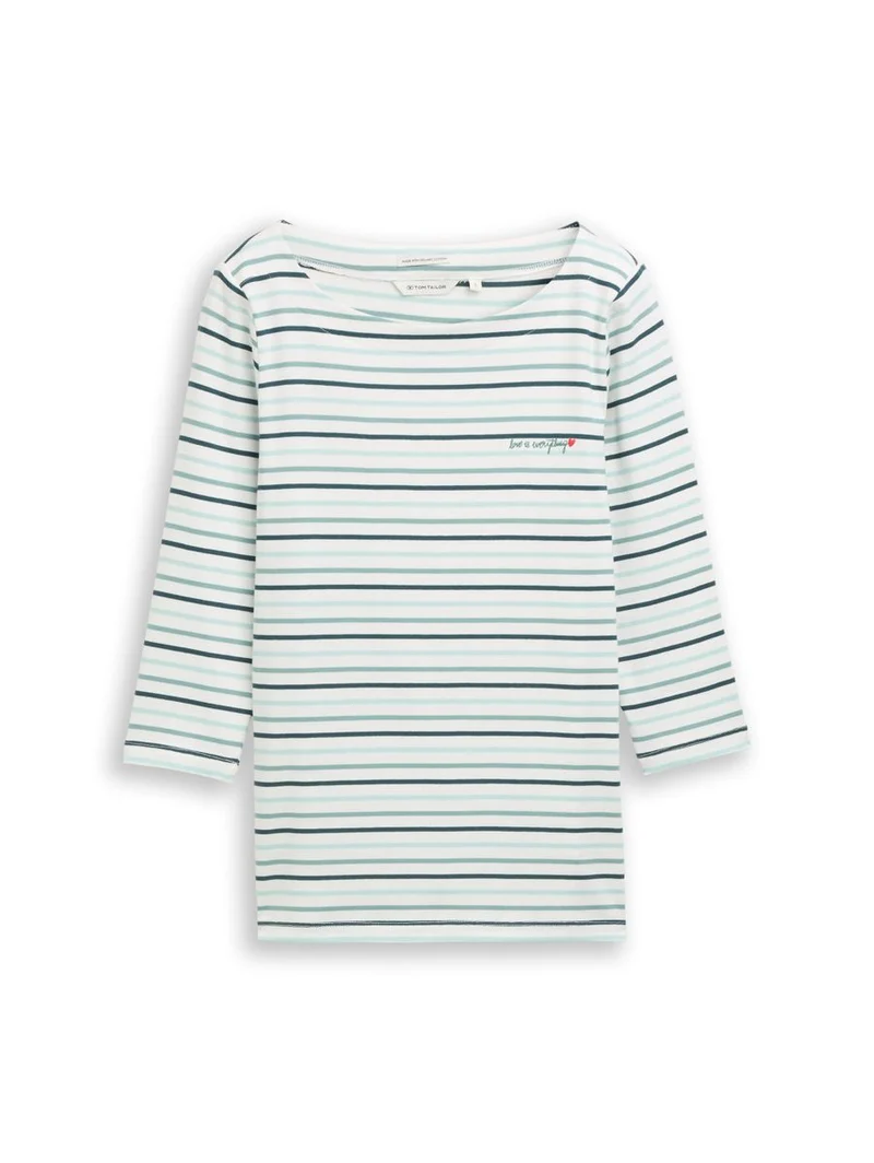 Langarmshirt mit Streifenmuster