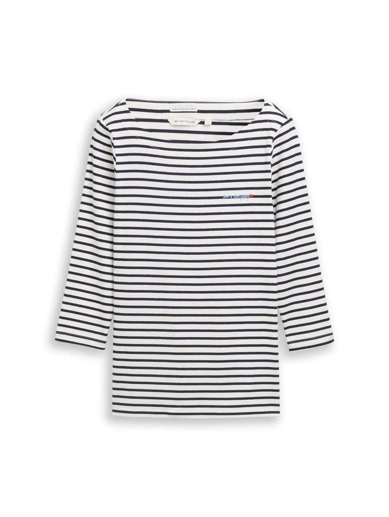 Langarmshirt mit Streifenmuster