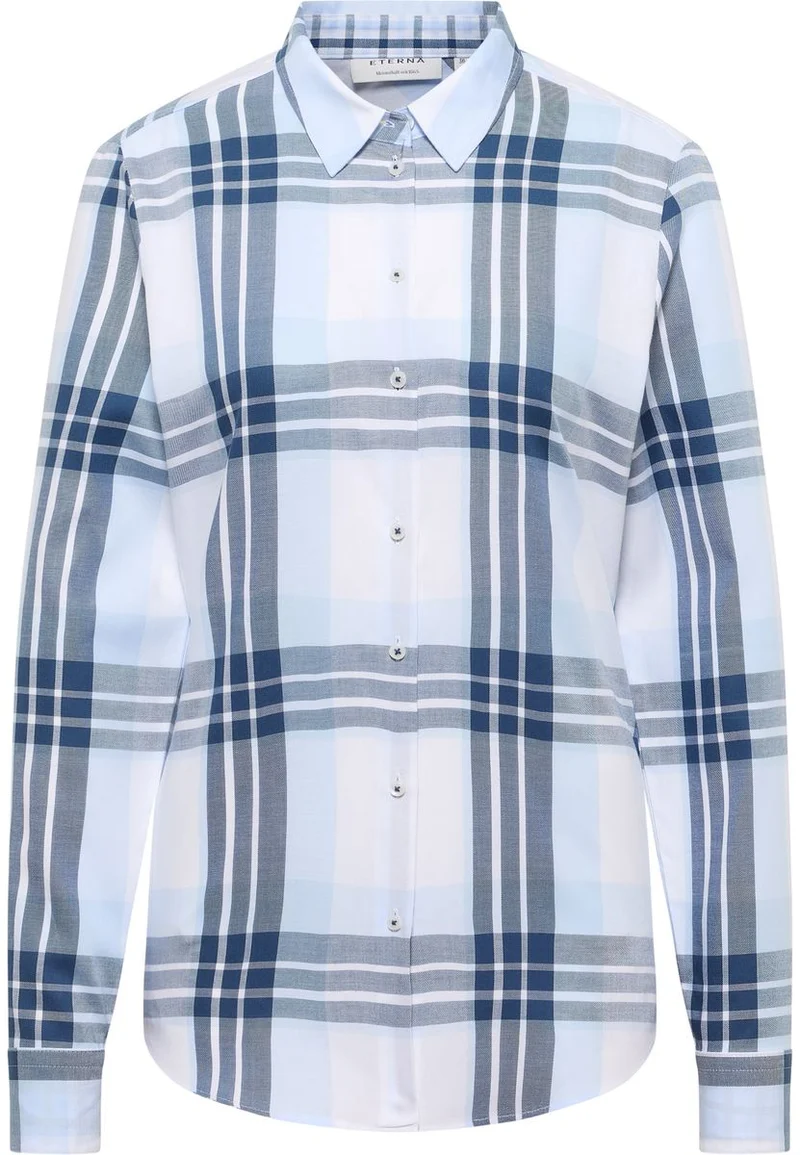 Bluse Flanell Langarm