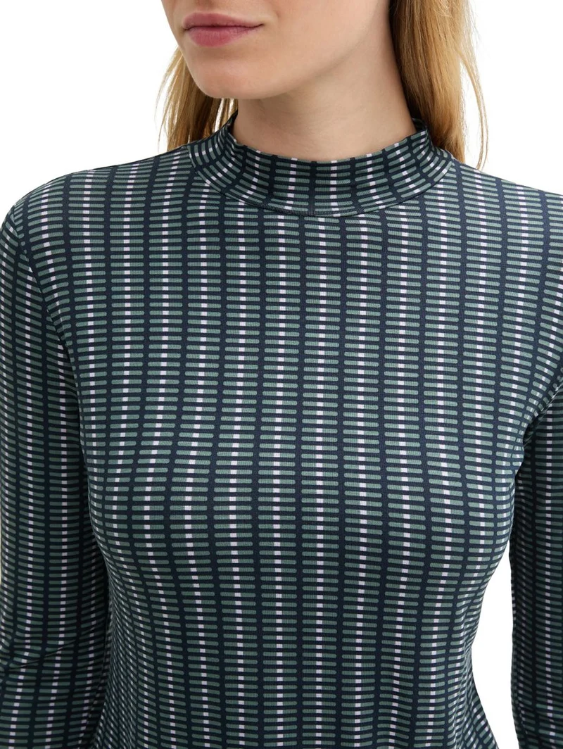 Tom Tailor Damen T-Shirt mit LENZING™ EcoVero™
