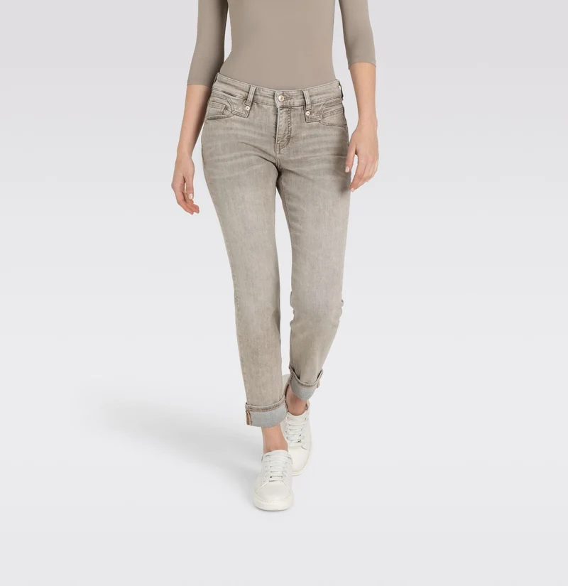 MAC Damen JEANS - RICH SLIM, Light authentic denim